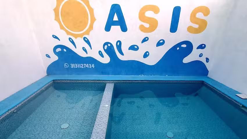 Casa con alberca oasis