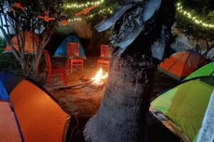 Casas de campa&ntilde;a d&iacute;a de Muertos