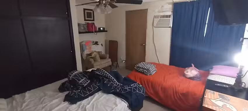 Renta de cuartos amueblados por dia